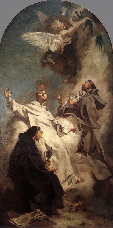 PIAZZETTA, Giovanni Battista Three Dominican Saints sg